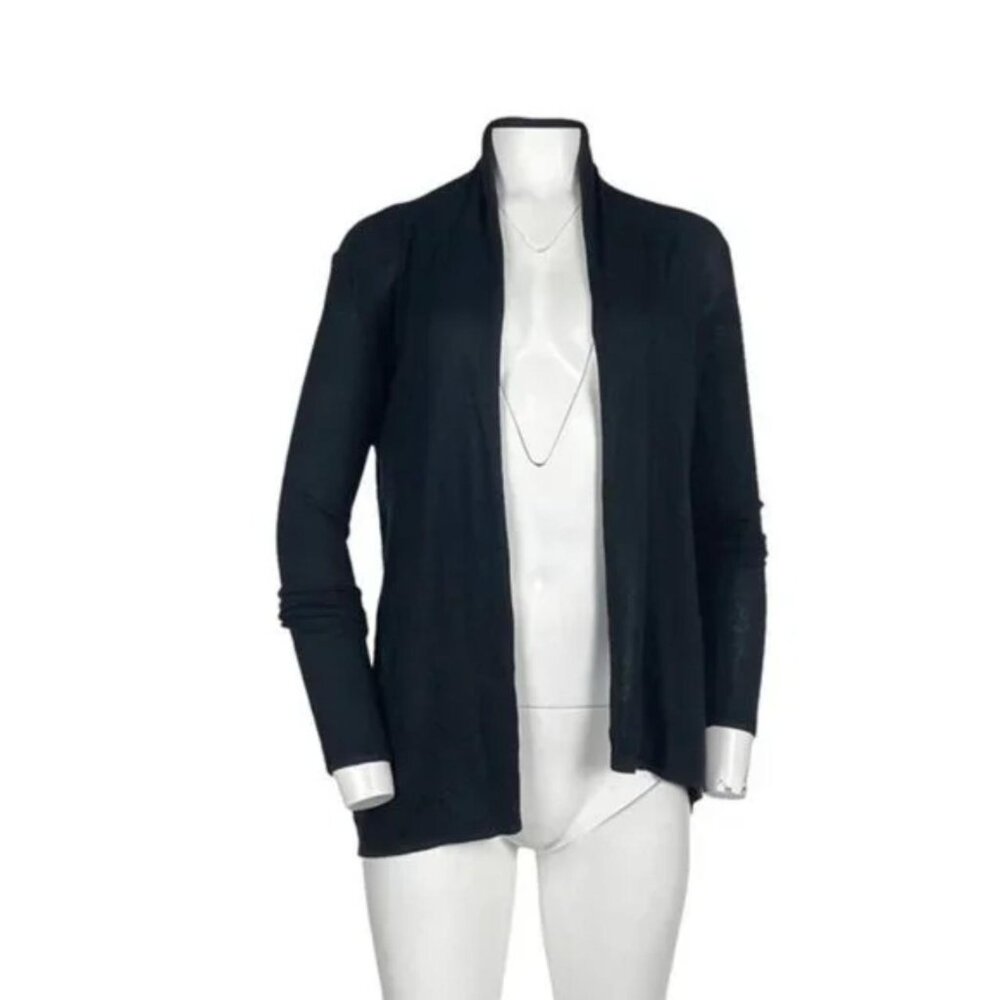 Express Open Lapel Sweater Black Size XS
